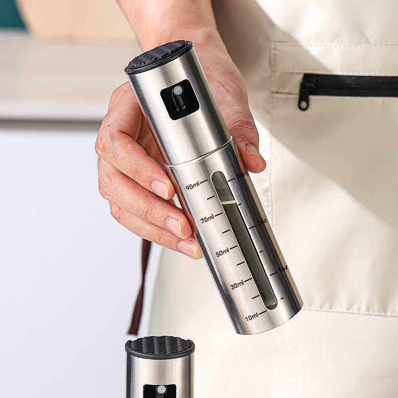 Fuel Spray Can Household Kitchen Stainless Steel Oil Injection Bottle