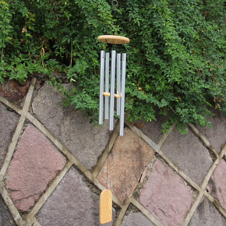 Log Five Wind Chimes