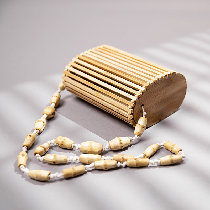 Women's Bamboo Shoulder Bag