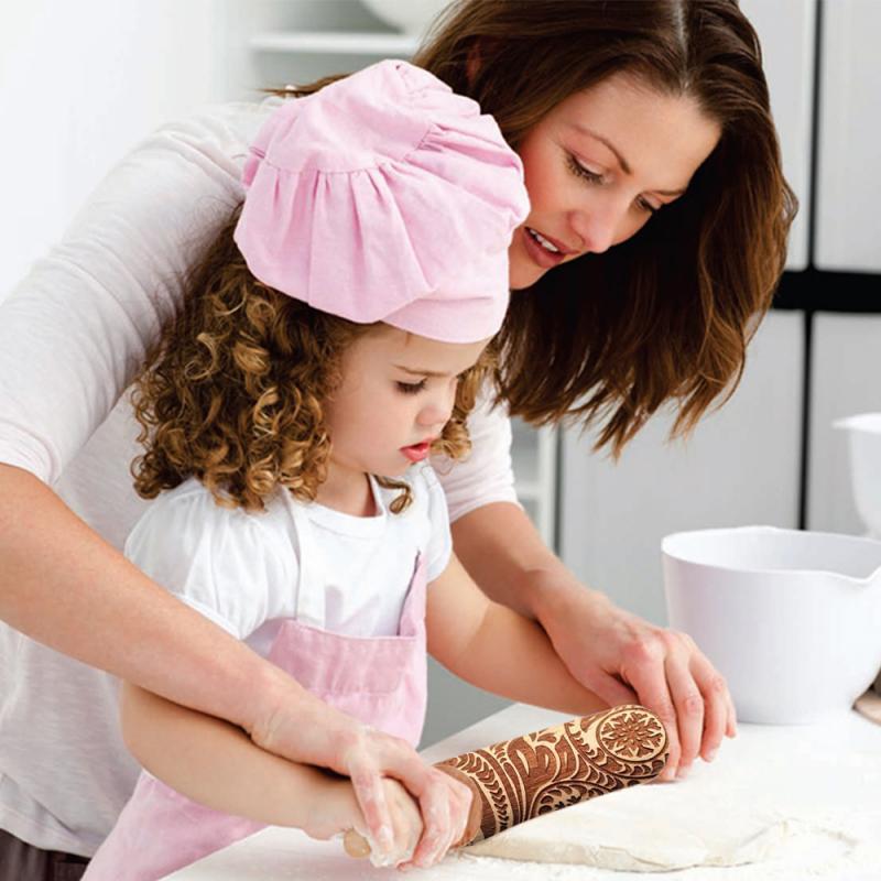 Christmas Printing Rolling Pin