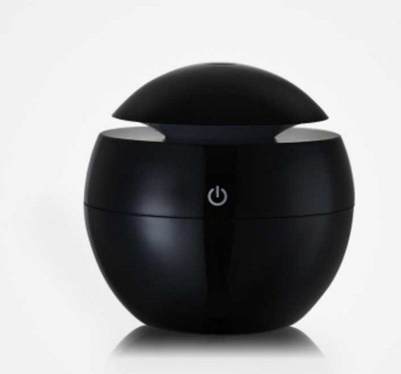 Wood Grain Colorful Lamp Mushroom Humidifier