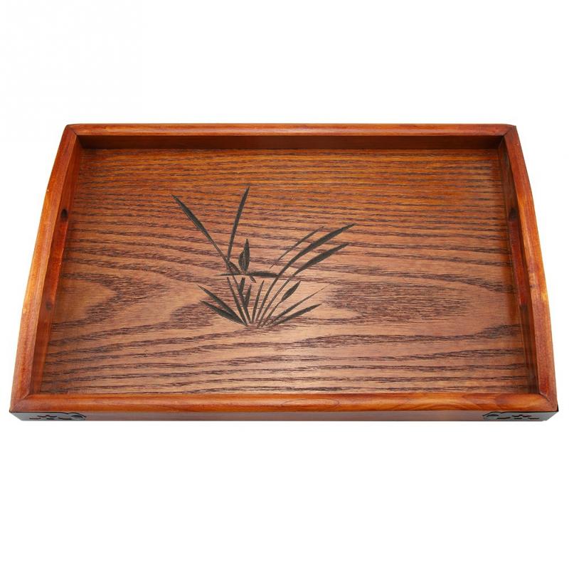 Rectangular Household Wooden Tray