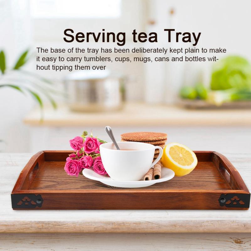 Rectangular Household Wooden Tray