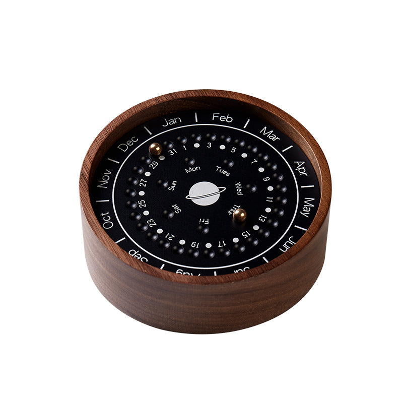 Home Decoration Wooden Crafts Planet Calendar