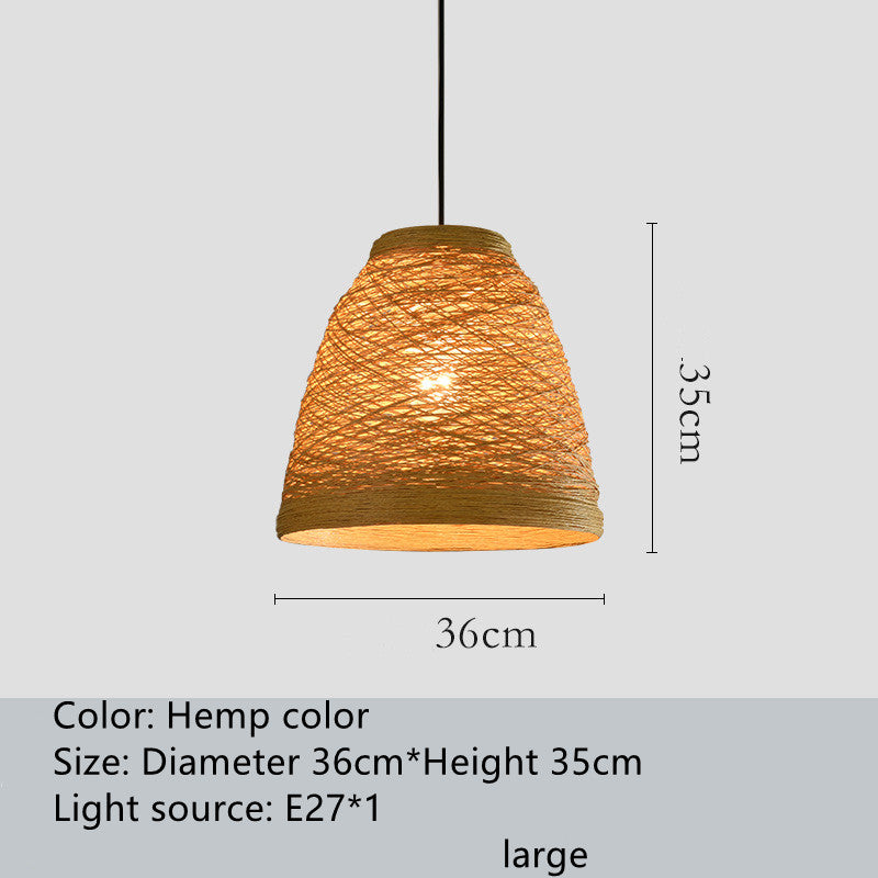 Rattan Woven Rattan Ball Lamp
