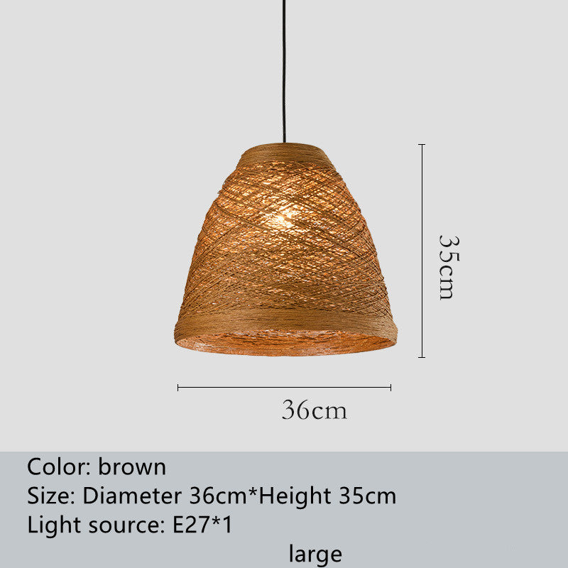 Rattan Woven Rattan Ball Lamp