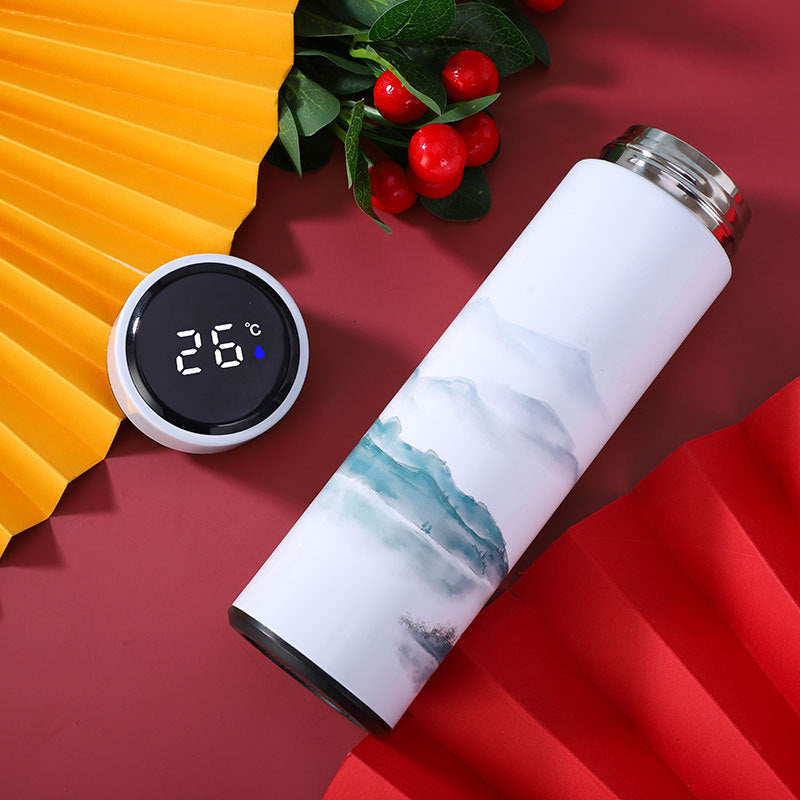 Intelligent Temperature Display Thermos Mug