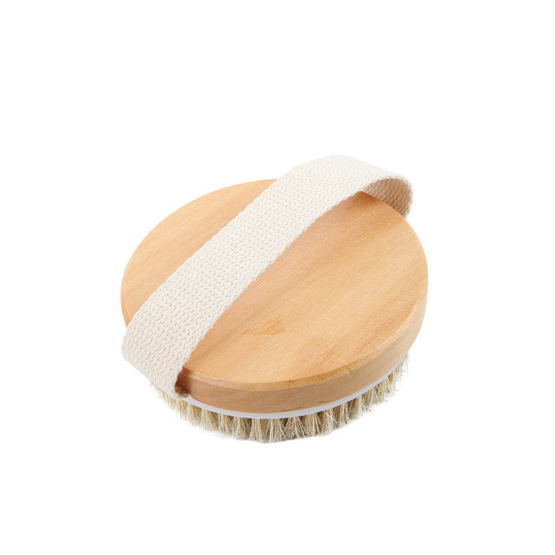 Horny Wooden Bristles Bath Cleaning Brush