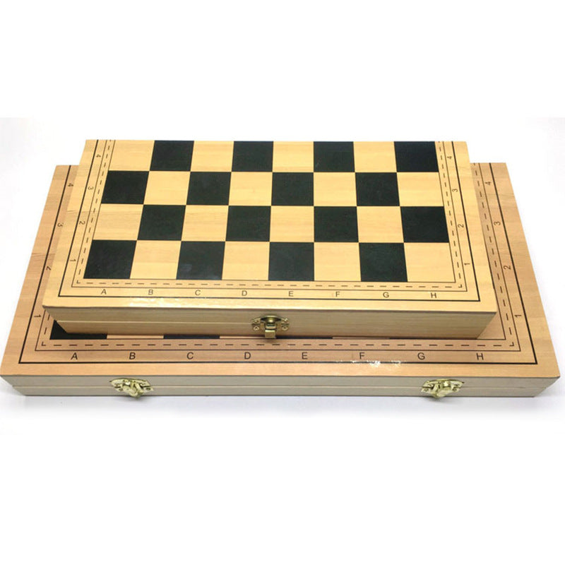 Folding Magnetic Wooden Chess Pieces