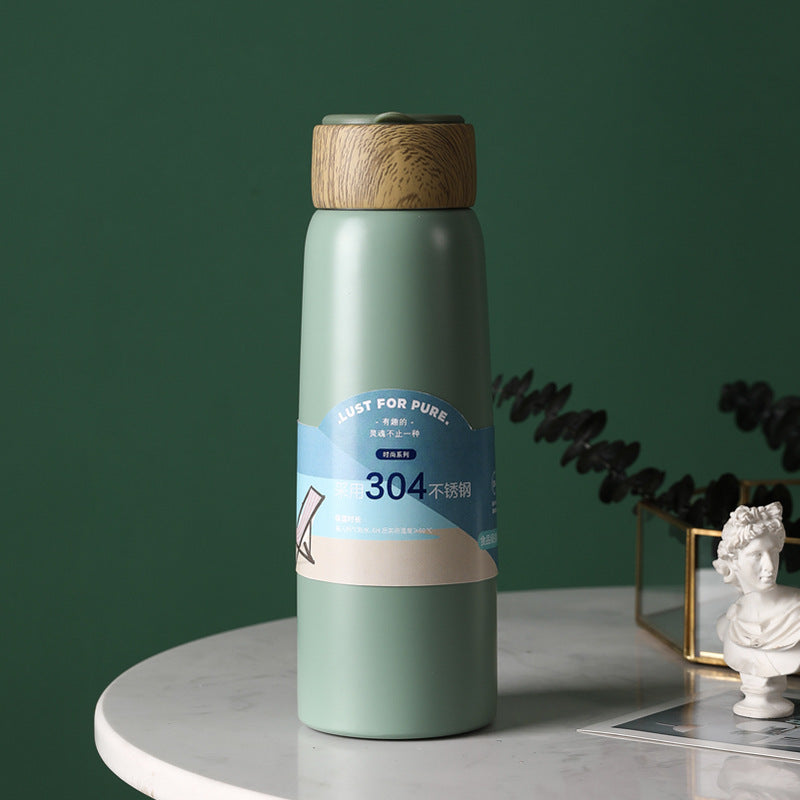 Nordic Imitation Wood Insulated Water Cup