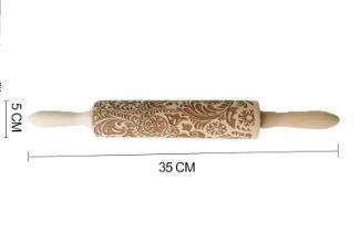 Christmas Printing Rolling Pin