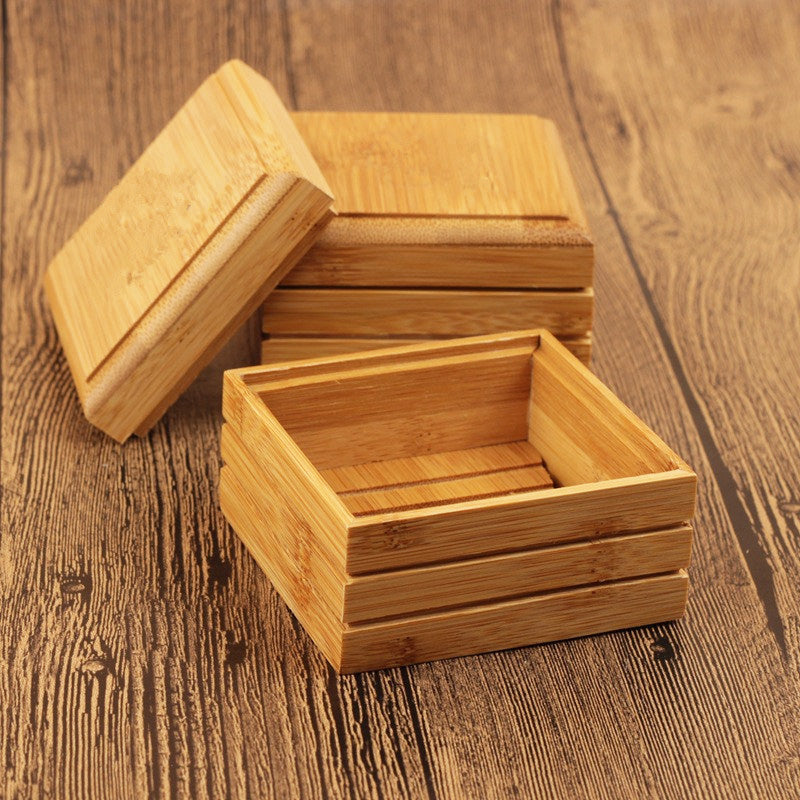 Bamboo Wood Soap Holder