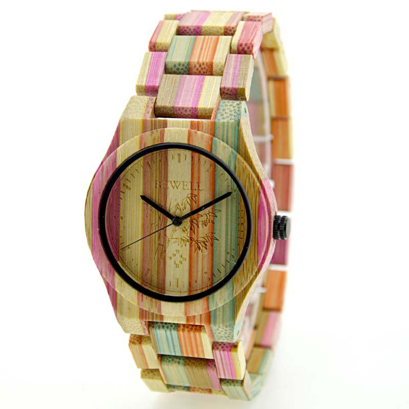 Bamboo Wood Color Dynamic Wooden Watch