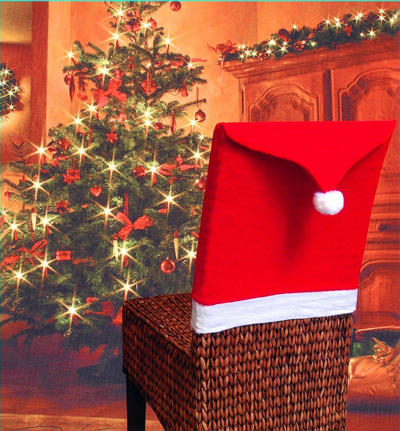 High quality Table Decoration Christmas Hat Chairs Set