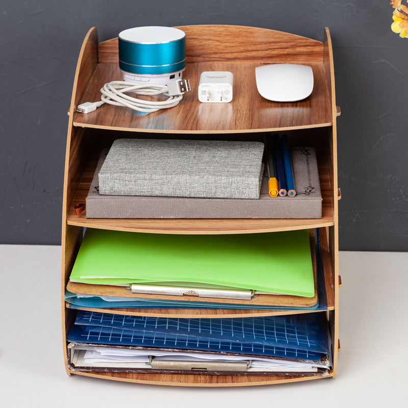 Wooden File Rack