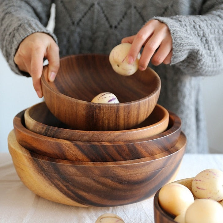 Acacia Wooden Bowl