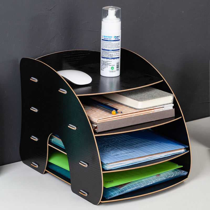 Wooden File Rack
