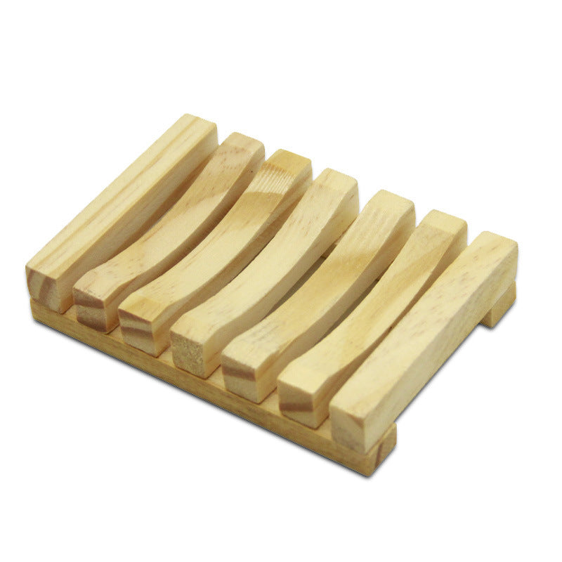 New Retro Wooden Charcoal Soap Box
