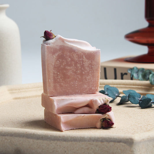 Natural Plant Oil Rose Essential Soap