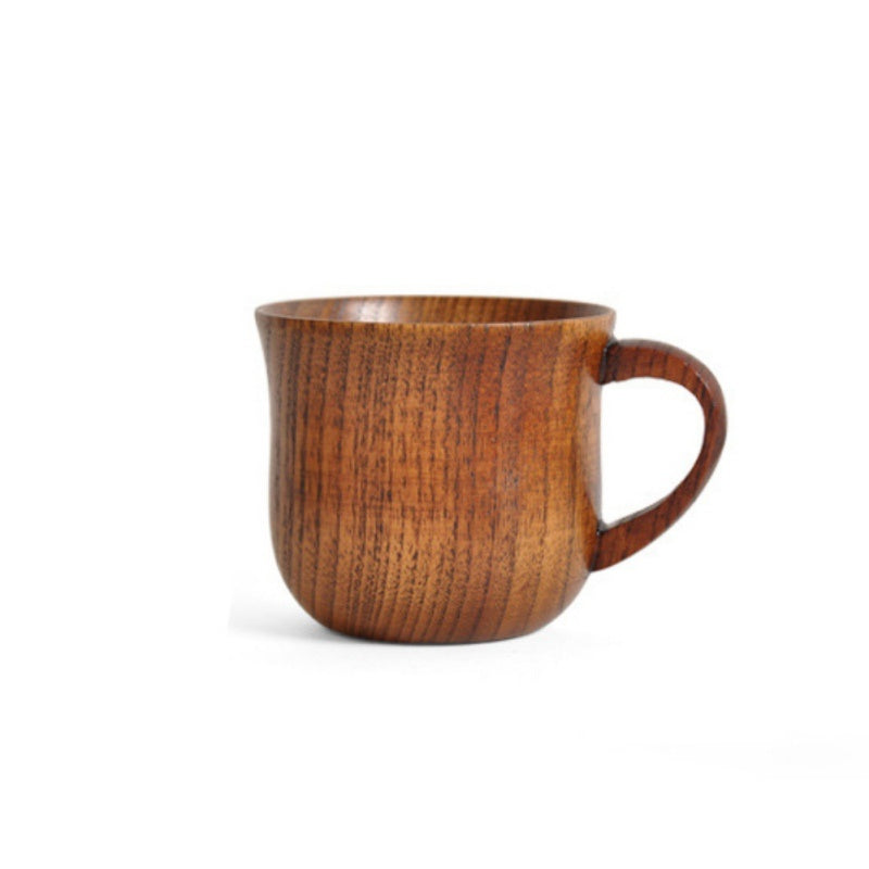 Natural Wood Primitive Handmade Spruce Wooden Cup