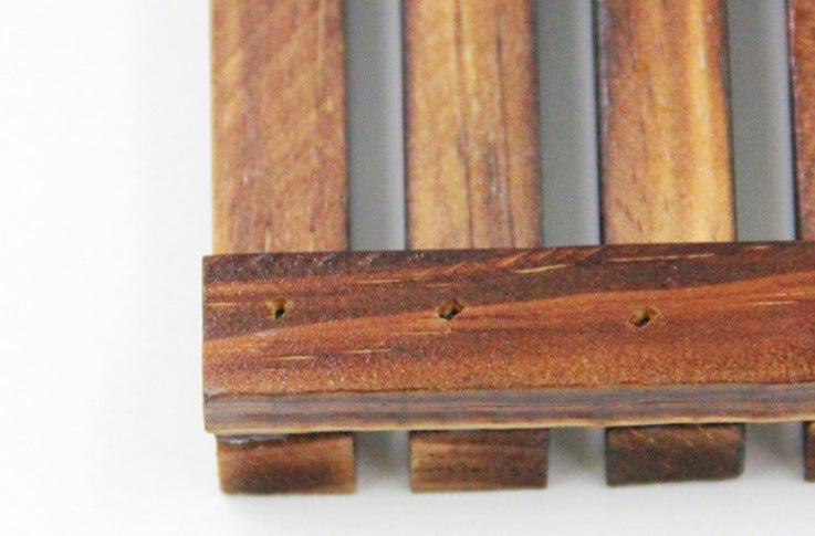 New Retro Wooden Charcoal Soap Box
