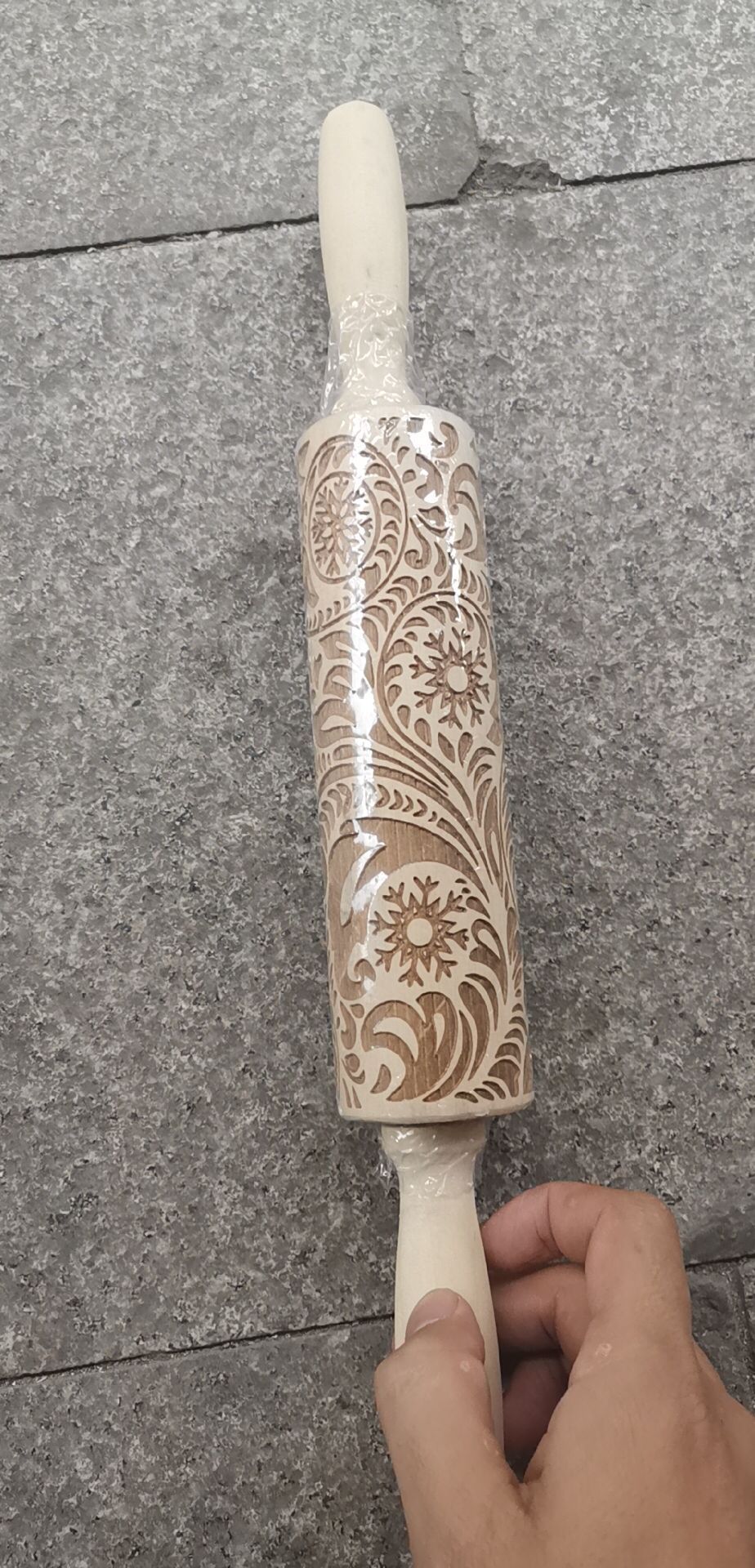 Christmas Printing Rolling Pin