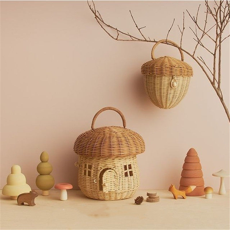 Hand-woven Bags For Little Girls