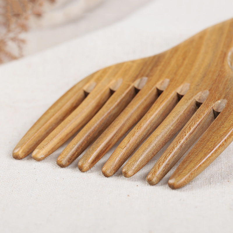 Green Sandalwood Comb