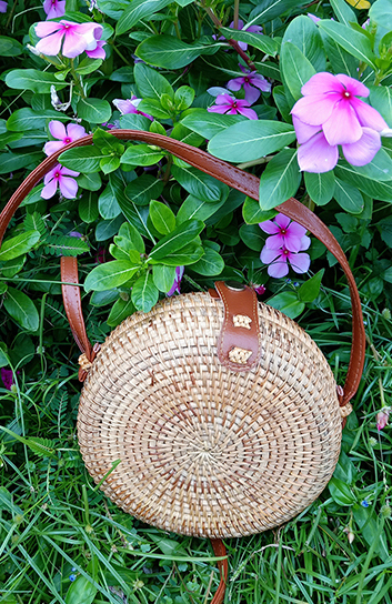 Hand-woven Lightweight Rattan Bag