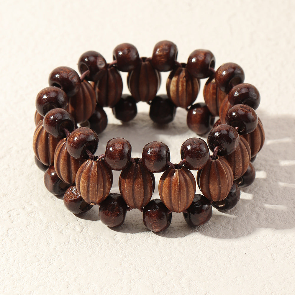Vintage Handmade Wooden Bracelet