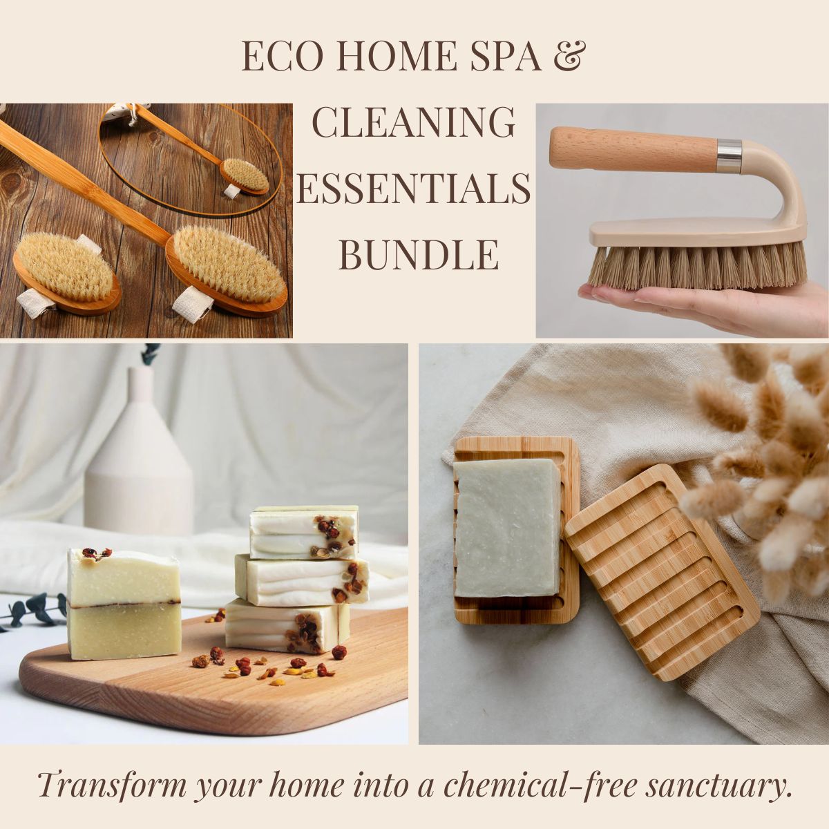 Eco Home Spa & Cleaning Essentials Bundle