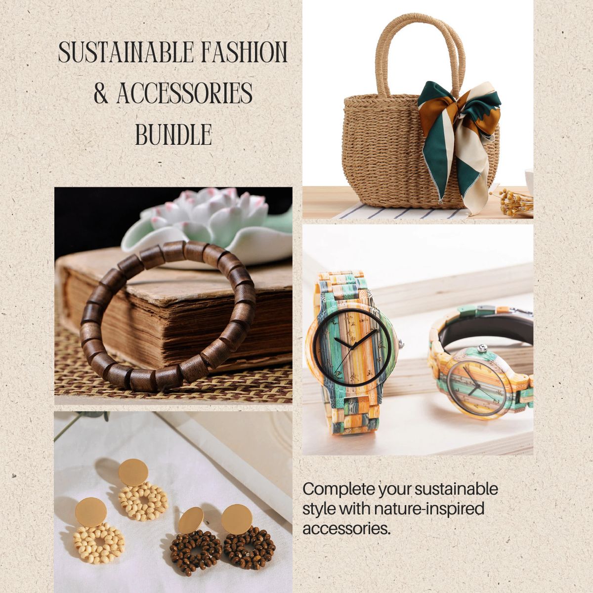 Sustainable Fashion & Accessories Bundle