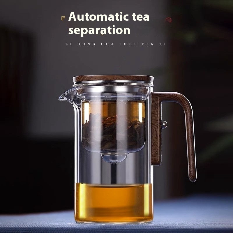 Separation Filtration One Click Magnetic Glass Tea Pot