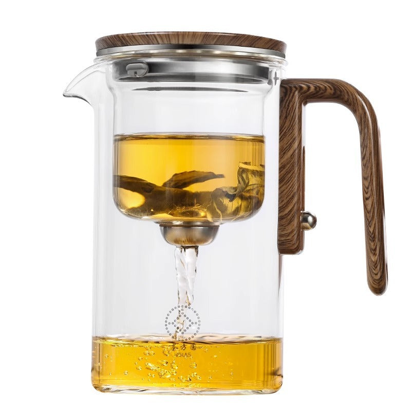 Separation Filtration One Click Magnetic Glass Tea Pot
