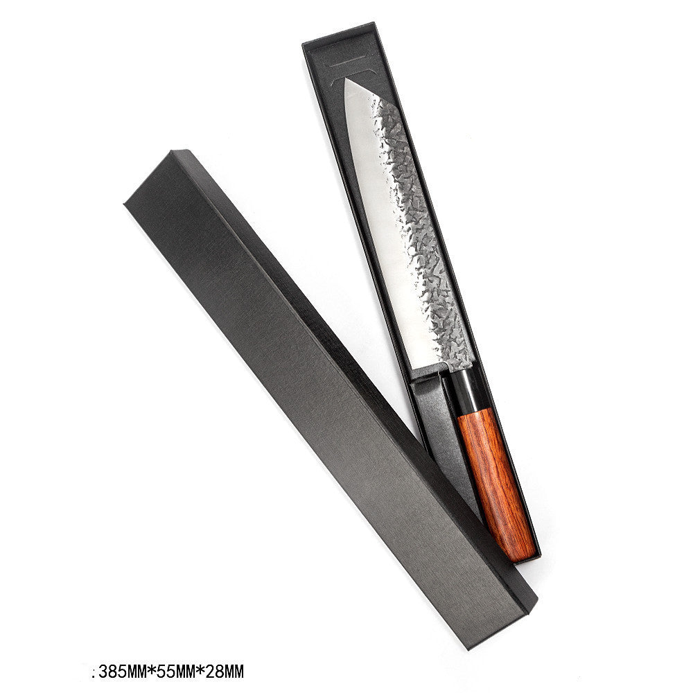Handmade Hammered Forged Santoku Chef Knife