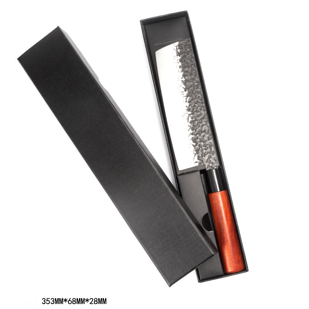 Handmade Hammered Forged Santoku Chef Knife