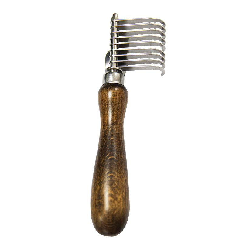 Pet Walnut Knot Comb
