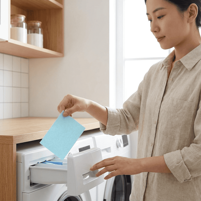 Zero-Waste Biobased Laundry Detergent Sheets