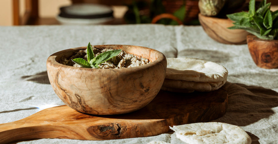 Eco-Friendly Natural Wood Serving Bowls for Sustainable Dining