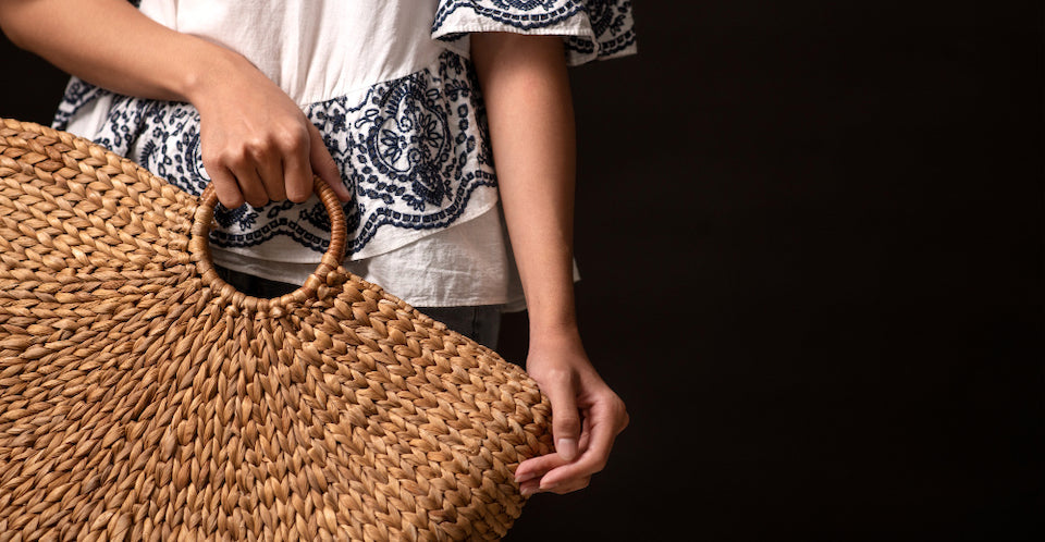 Handwoven Natural Basket Bag: A Sustainable Style Essential for Eco-Conscious Shoppers