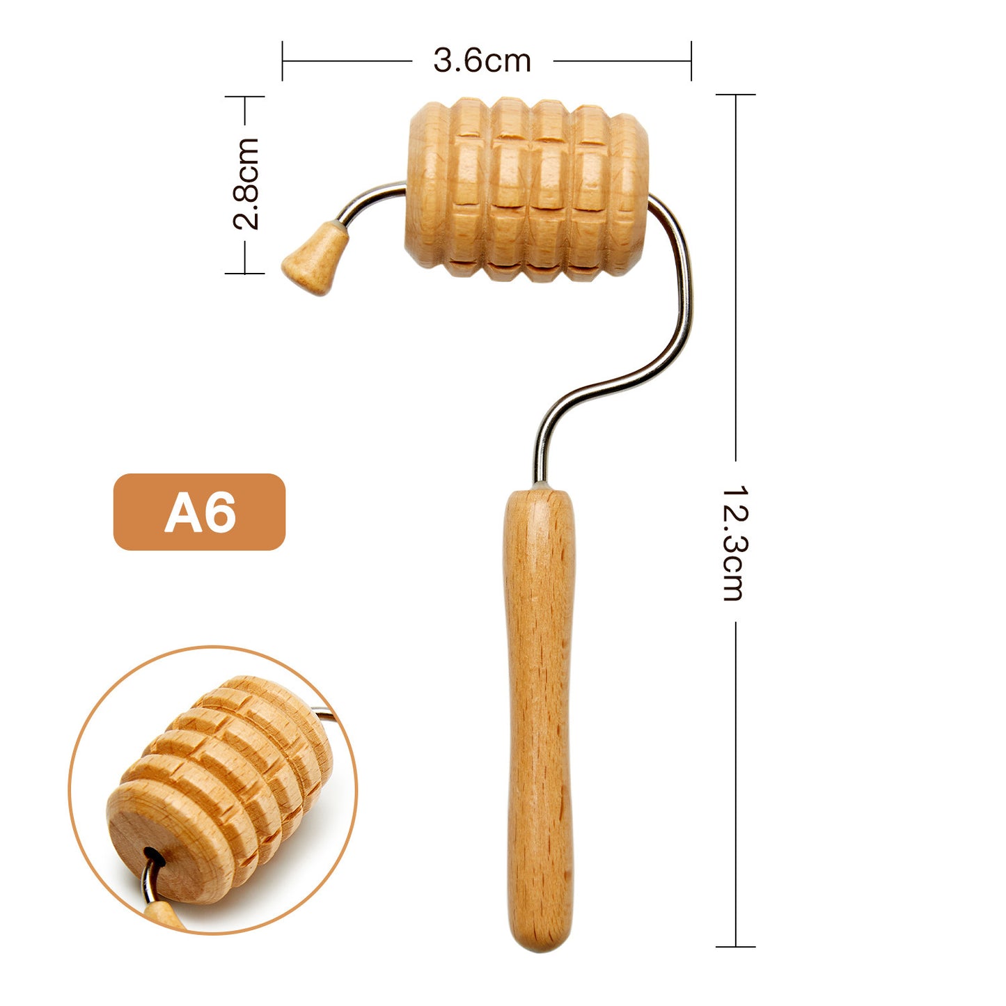 Wooden Face Massager Scraping Stick Wooden Scraping