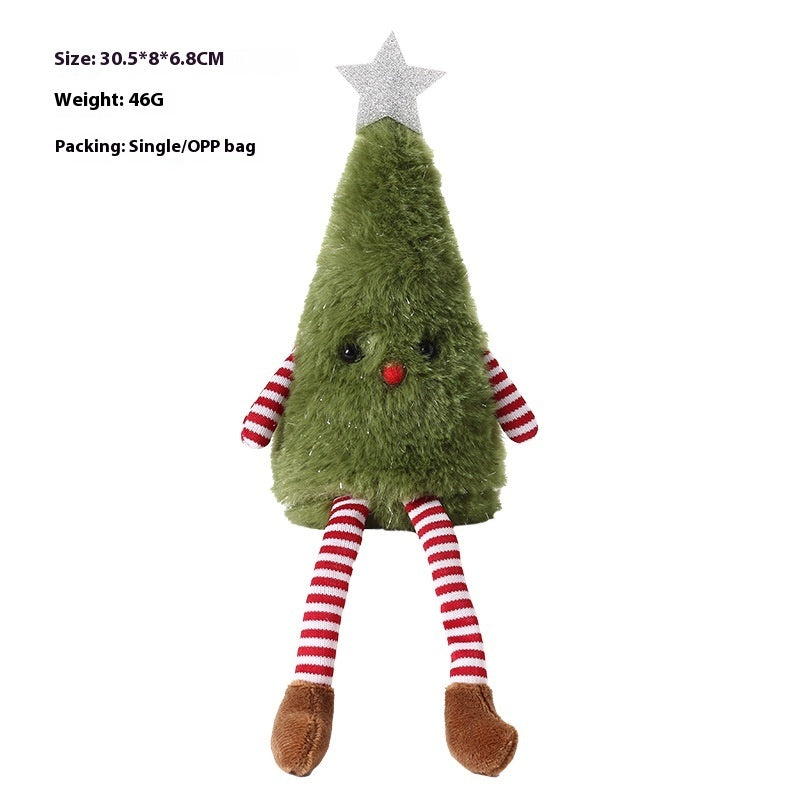 Christmas Decorations Cute Plush Doll Ornaments