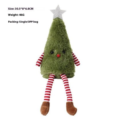 Christmas Decorations Cute Plush Doll Ornaments