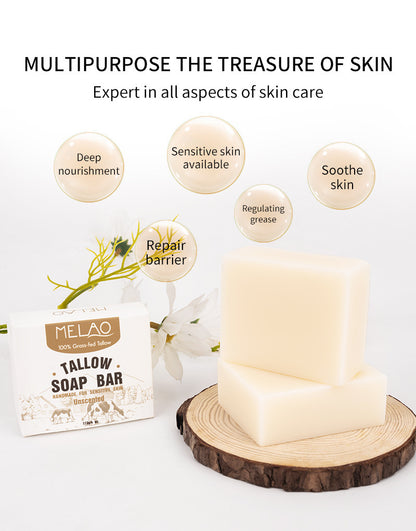 Tallow Handmade Smooth Skin Exfoliating Skin Care Soap