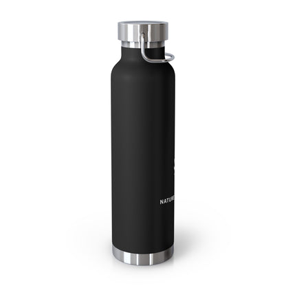 Nature Over Noise 22oz Vacuum Insulated Water Bottle — Stainless Copper-Lined Thermal Bottle