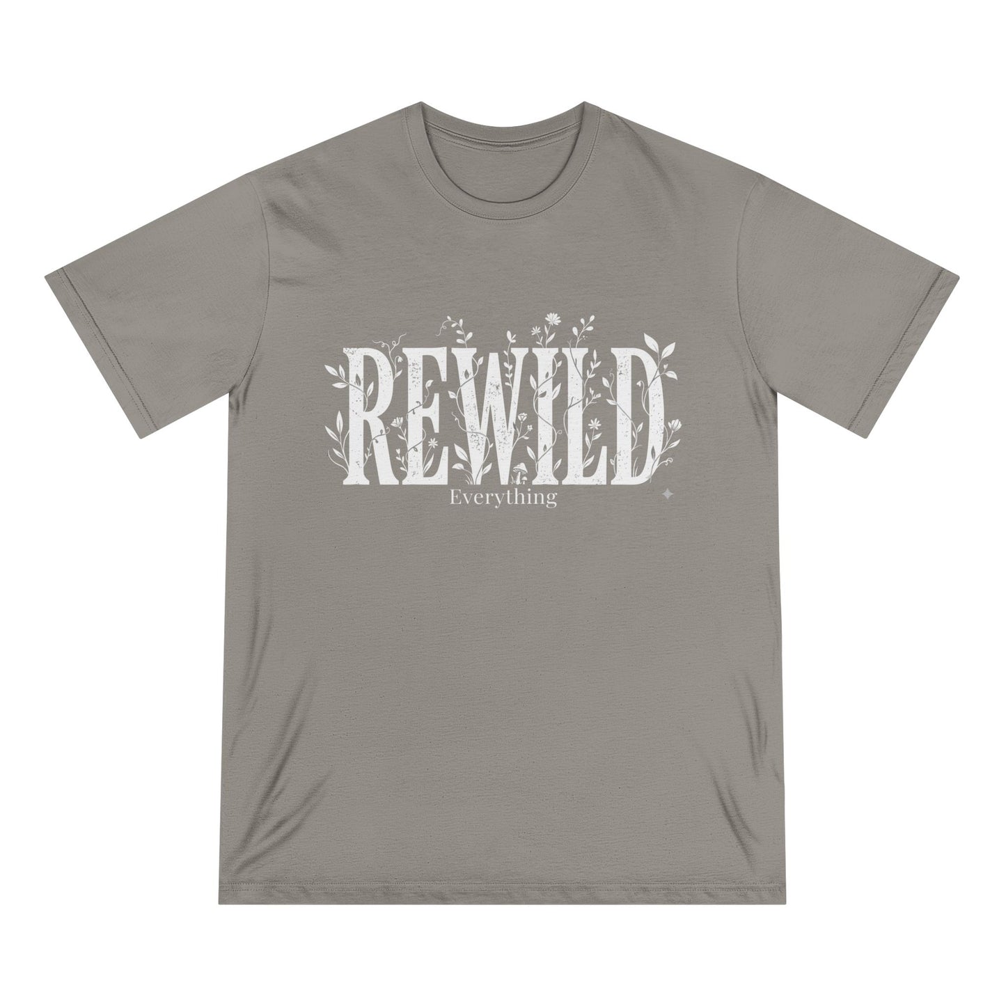 Rewild Everything T-Shirt — Botanical Nature Conservation Tee