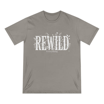 Rewild Everything T-Shirt — Botanical Nature Conservation Tee