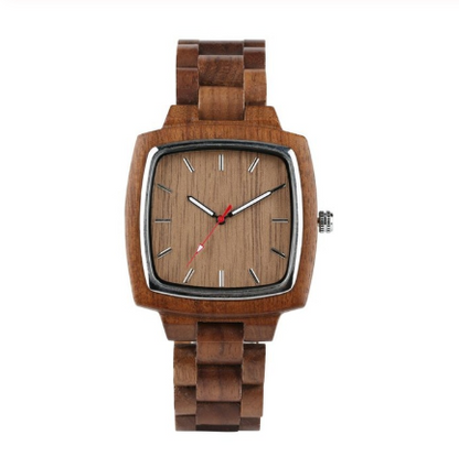 Square Bamboo Watch