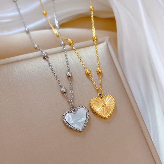 Heart-shape Love Necklace For Valentines Day