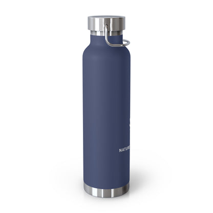 Nature Over Noise 22oz Vacuum Insulated Water Bottle — Stainless Copper-Lined Thermal Bottle